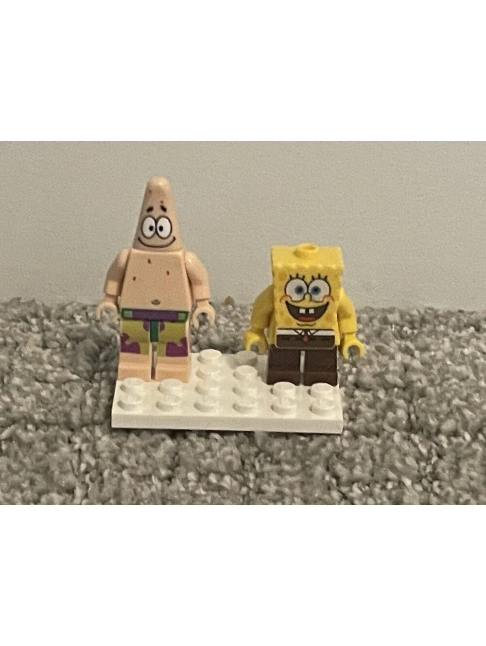 RARE MAGNETIC LEGO SPONGEBOB SQUAREPANTS PATRICK STAR MINIFIGURE LOT [2005]